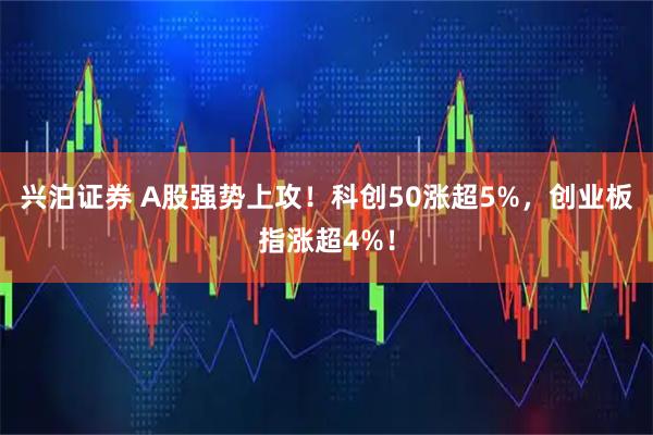 兴泊证券 A股强势上攻！科创50涨超5%，创业板指涨超4%！